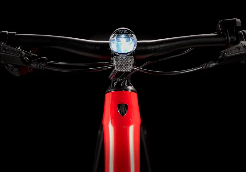 Trek FX+ 2 Electric Hybrid Bike 2025 in Viper Red-4